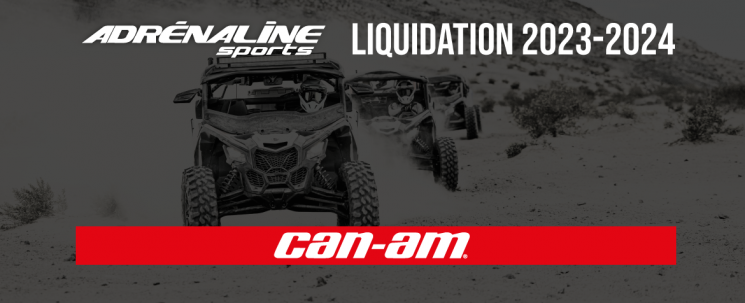 Liquidation Can-Am sur route 2023-2024